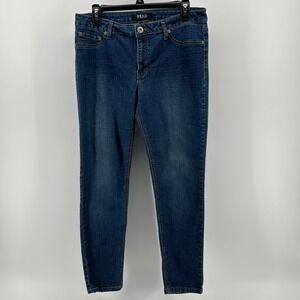 Beau Dawson Skinny Jeans Medium Wash Blue Stretch Denim Women 12 Everyday Casual